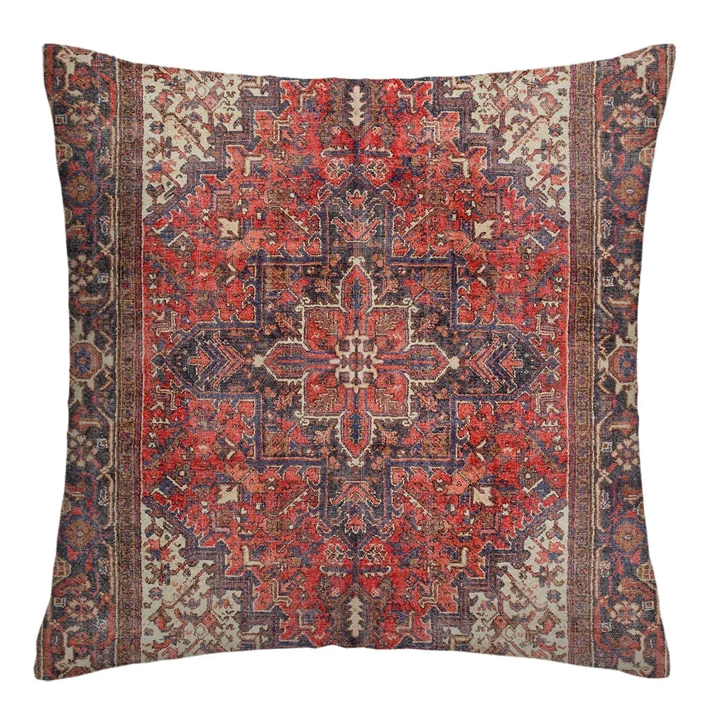 Moroccan ethnic cushion cover, short plush pillowcase 40x40 45x45 50x50 60x60, sofa decorative cushion cover, home decoration