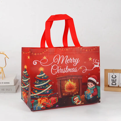 Christmas Gift Bag Santa Claus Snowman Candy Gift Packaging Bag 2024 Merry Christmas Party Home Decor Navidad Noel 2025 New Year