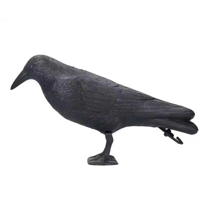 1PC Crow Decoration Simulation Plastic Crow Decoration With Footposts Courtyard Garden