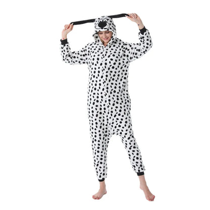 Animal Onesies Lion Tiger Leopard Wolf Fox Zebra Hippo Koala Bat Donkey Rabbit Chinchilla Frog Bee Penguin Dog Kigurumi Adult