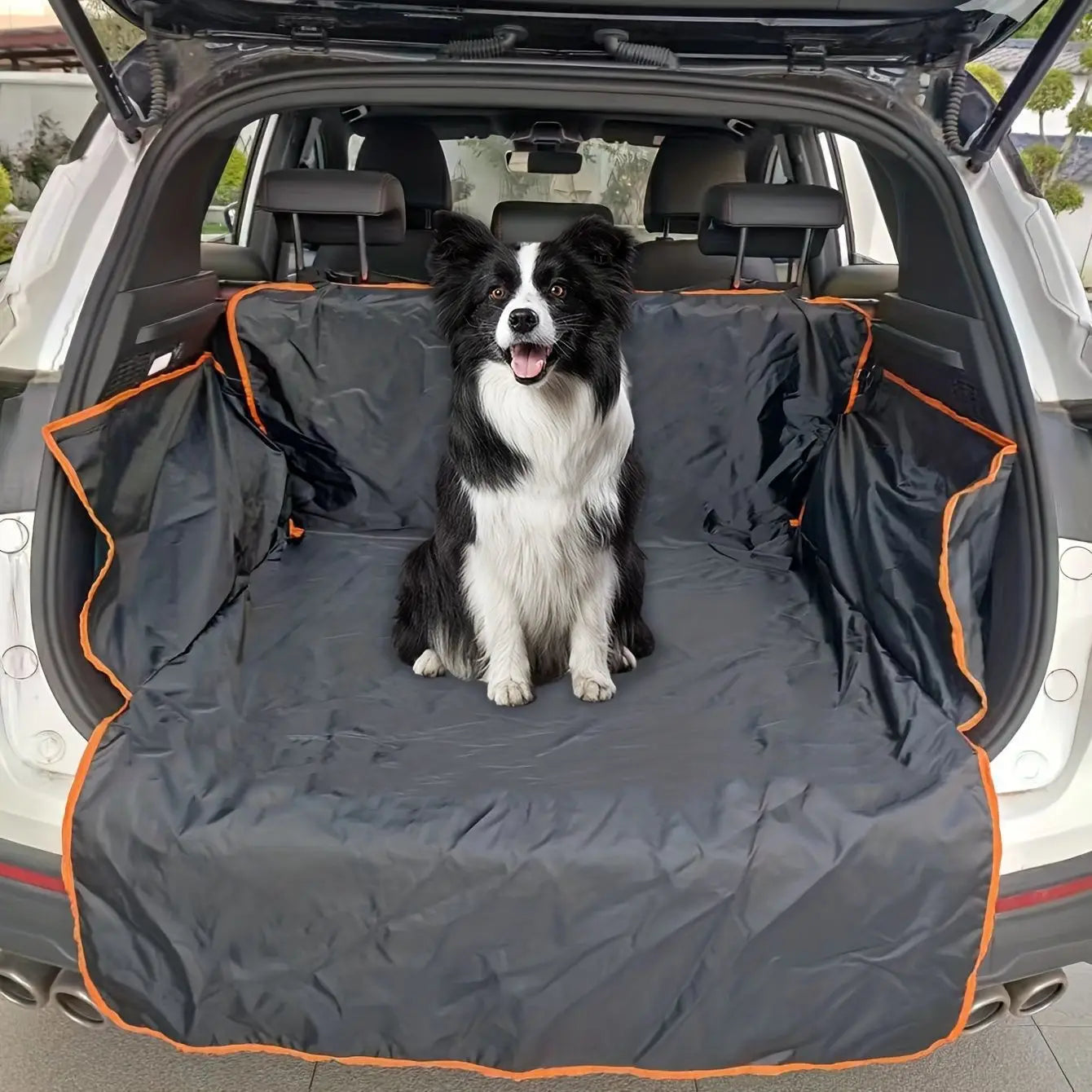 Car Trunk Pet Mat Extendable Waterproof Cargo Liner Removable Washable Anti Slip Scratch Proof Pad Universal Fit SUVs Sedans