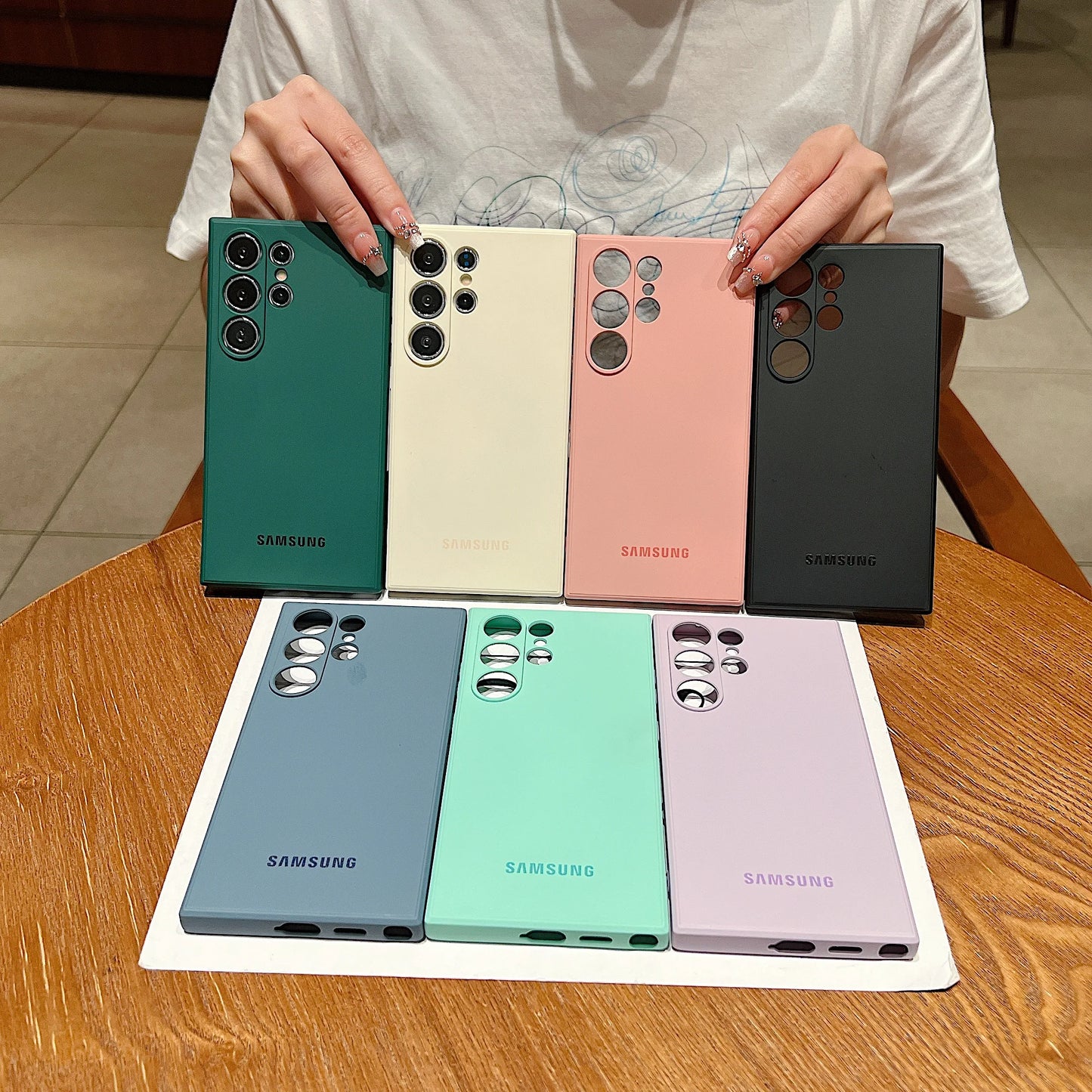 Samsung S25 Ultra Case Liquid Silicone Soft-Touch Shell For Galaxy S24 S23 S22 S21 FE Ultra Plus Slim TPU Protective Cover ﻿