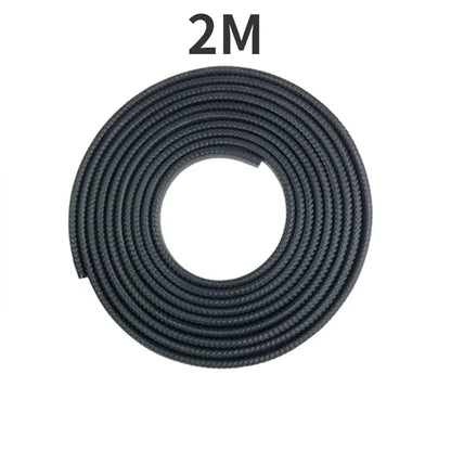 2/3/5M Car Door Anti Collision Strip with Steel Disc Bumper Trim Edge Scratch Protector Strip Sealing Guard Styling Car Decor