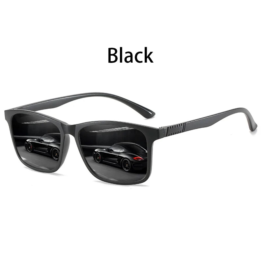 6 PCS Fashion Vintage Check Square Sunglasses Men Women Fishing Driving Luxury Brand Designer Sun Glasses Retro UV400 Eyewear