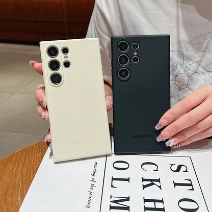 Samsung S25 Ultra Case Liquid Silicone Soft-Touch Shell For Galaxy S24 S23 S22 S21 FE Ultra Plus Slim TPU Protective Cover ﻿