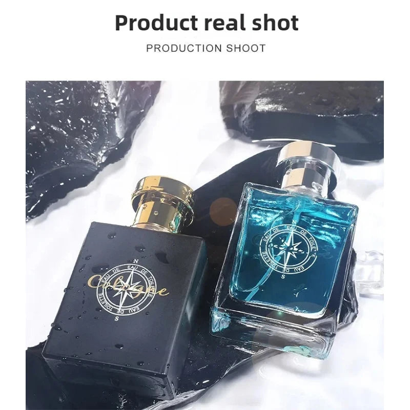 Men's Black Lover Cologne Mixed Wood Sandalwood Eau De Toilette Refreshing Long-lasting Fragrance Deodorant Charming Fragrance