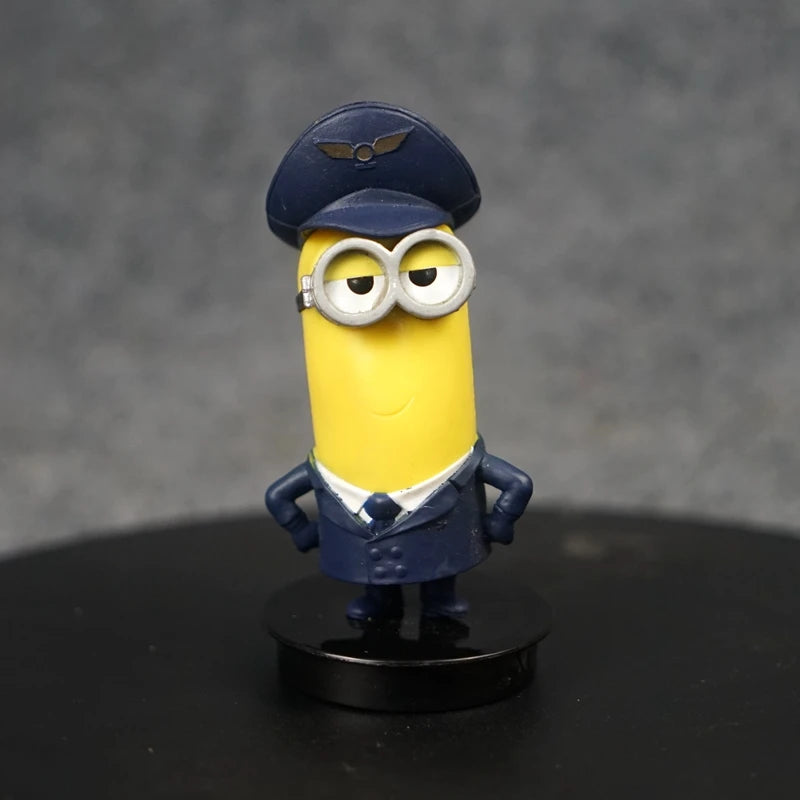 Cartoon Despicable Mes Agnes Gru Miniones Dave Stuart Action Figures Model Toys Cute Yellow Doll Desktop Ornaments Children Gift