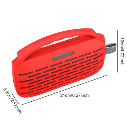 Silicone Case Cover for Bose SoundLink Flex 2nd Gen Speaker Travel Protective Carrying Case Pouch with Handle & Shoulder Strap