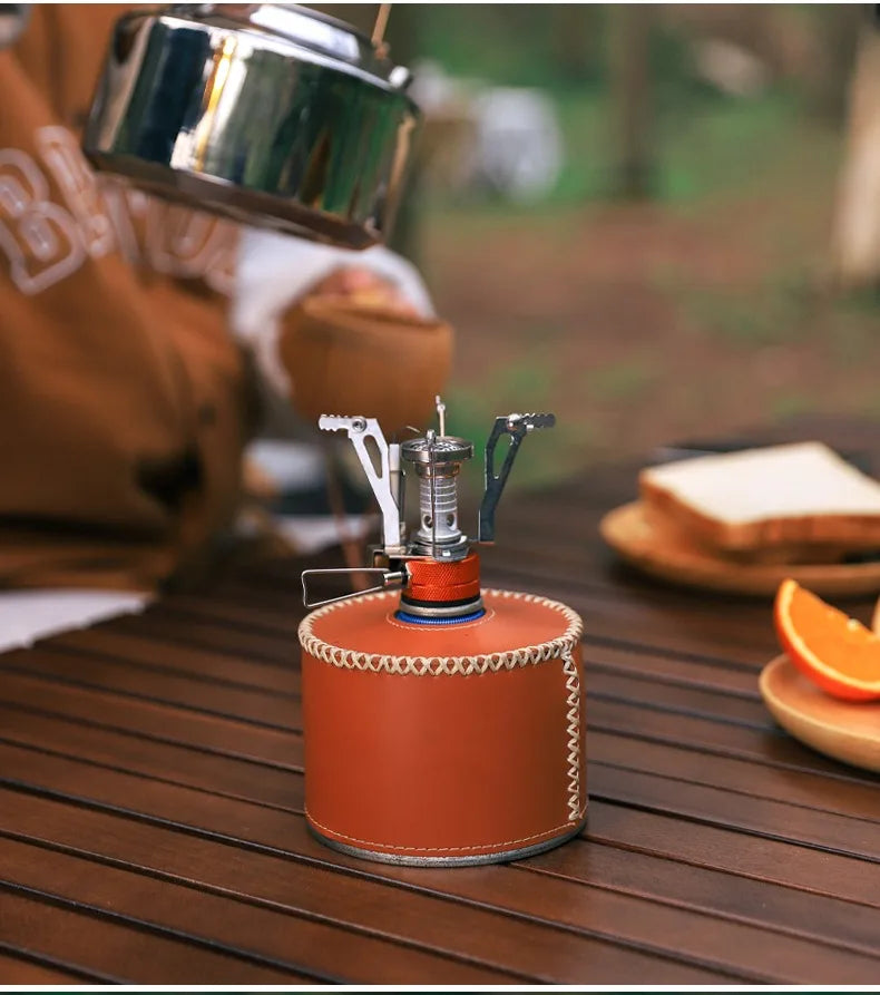 Ultralight Foldable Camping Stove – 3000W Mini Gas Burner for Outdoor Cooking