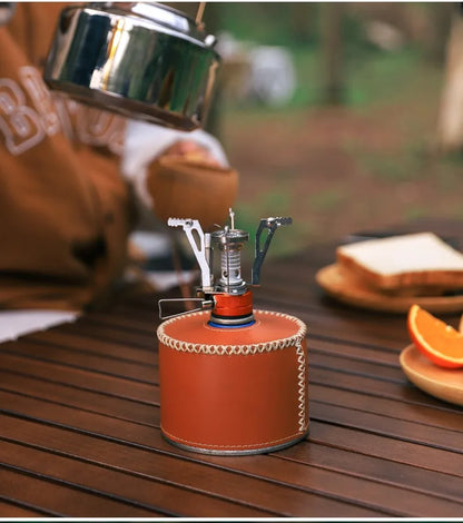 Ultralight Foldable Camping Stove – 3000W Mini Gas Burner for Outdoor Cooking