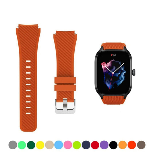 20mm/22mm Watch band For Amazfit GTS/2/2e/3/4 GTS2 Mini/GTR 4/3/Pro/GTR2/2e/stratos 2/3 Silicone Bracelet Amazfit bip 6 5 strap