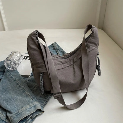 Unisex Oxford Crossbody Messenger Bag – Large Capacity & Casual Style