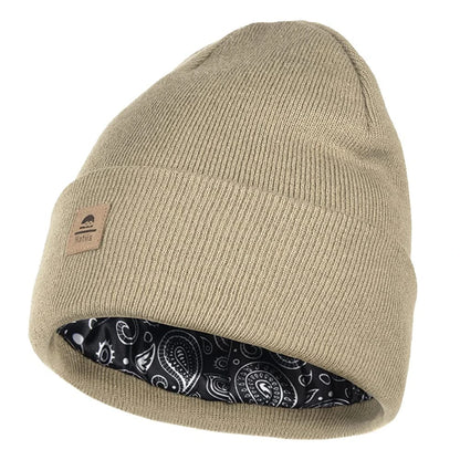 Scalloped Beanie Hat Knitted Warm Cap with Fold-Over Cuff Autumn Winter Fashion Accessory for Men And Women