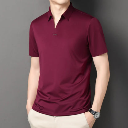 Men’s Stretch Polo Shirt – Quick-Dry Business Casual (M-4XL)