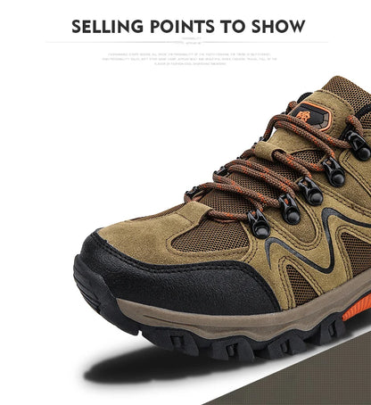 Men's Hiking Anti-velvet Outdoor Hiking Shoes Travel Hiking Sports Shoes Outdoor Sports Casual Shoes
