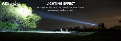 20W Zoom Round Beam Light LED High Power flashlight USB Rechargeable Torch Camping Outdoor Hunting Fishing Walking Lighting Lamp