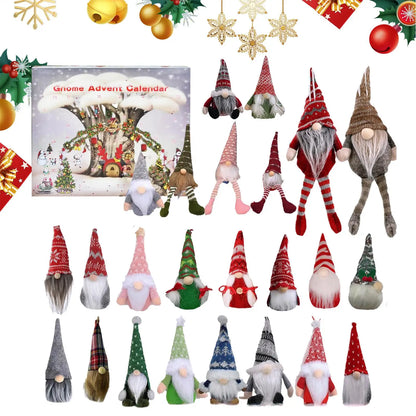 2025 new Christmas Advent Calendar 24 Day Christmas Gnome Advent Calendar Christmas Decor Calendar Gift