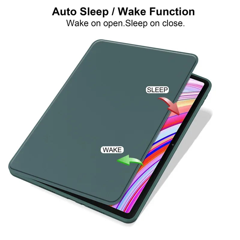 For Redmi Pad Pro 12.1 inch 360 Rotating Magnetic Smart Tablet Cover For Xiaomi Redmi Pad Pro 12.1 2024 Case with Pencil Holder