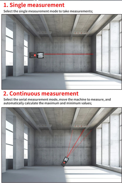 Snakol Laser Distance Meter 50m 70m 100m 120m Rangefinder Profesional Range Finder Digital Tape Measure Ruler Test Tools