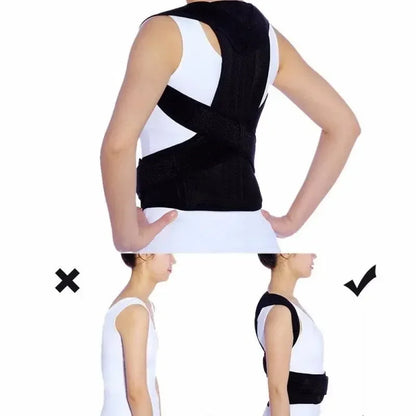 Adjustable Kids Back Posture Corrector with Waist Support