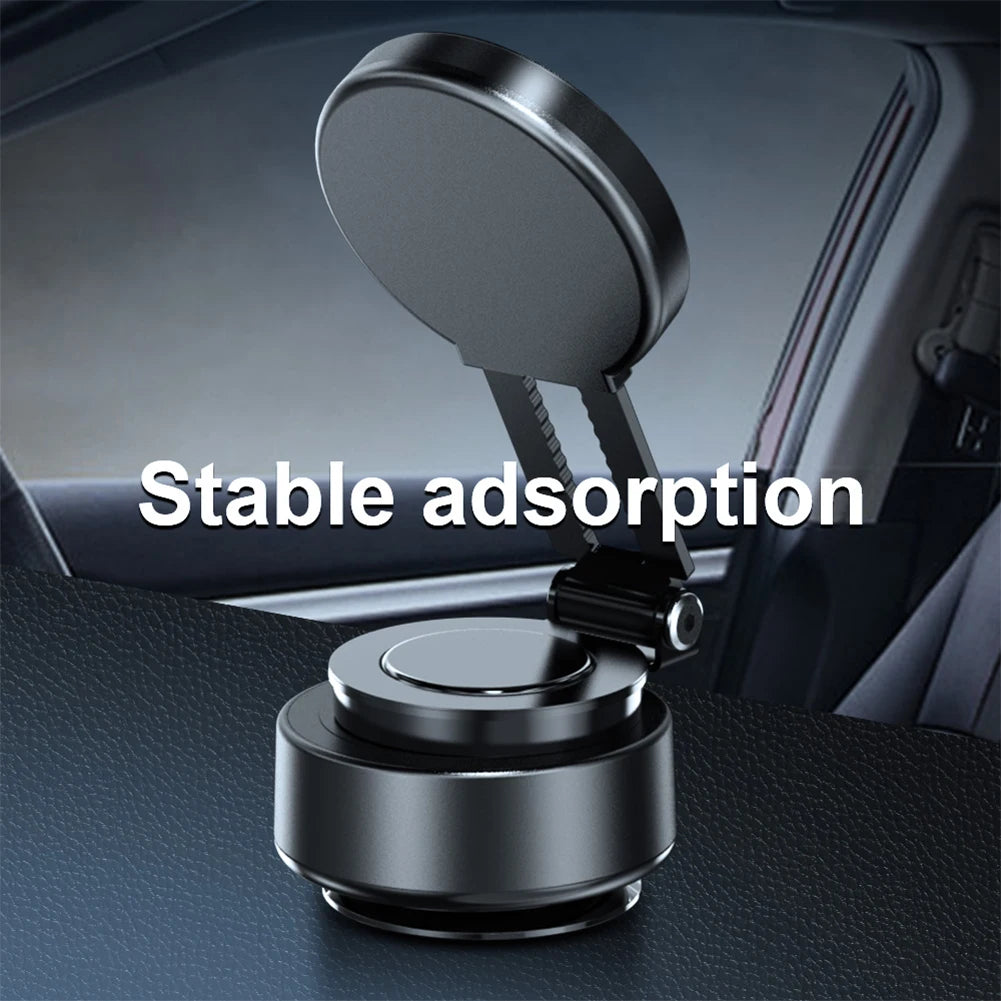 For Magsafe Magnetic Vacuum Adsorption Suction Cup Bracket 360° Rotatable Folding Magnetic Car Stable Holder for Magsafe iPhone
