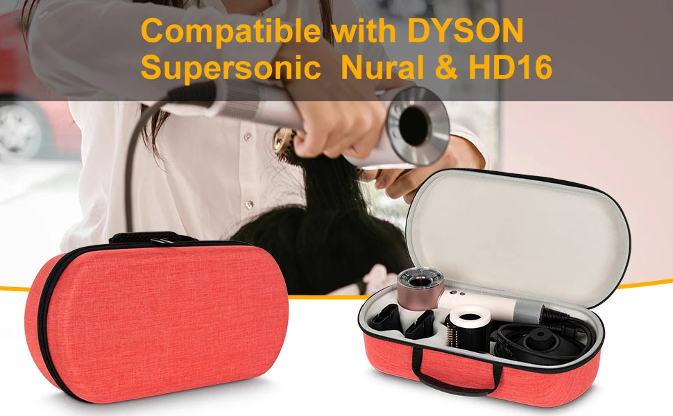 Hard Carrying Case Storage Bags For Dyson Supersonic HD08/HD15/HD16 Hair Dryer Durable Travel Portable Box For Dyson Accessories