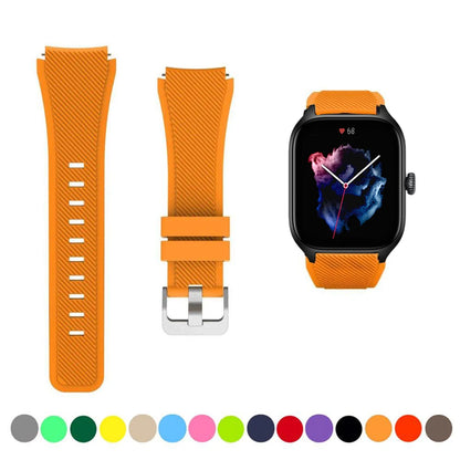 20mm/22mm Watch band For Amazfit GTS/2/2e/3/4 GTS2 Mini/GTR 4/3/Pro/GTR2/2e/stratos 2/3 Silicone Bracelet Amazfit bip 6 5 strap