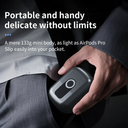 Mini electric shaver, compact and fast charging for home use, men's car shaver, portable for home use, gift for father and boyfr