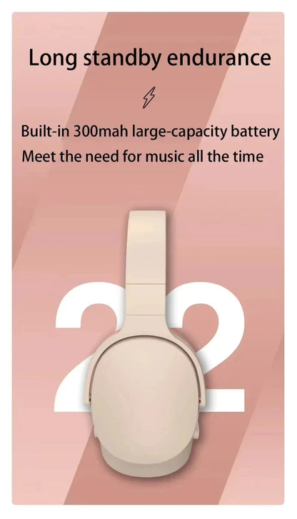 Bs962 Wireless Headphones Bluetooth 5.3 Earphone for Samsung iPhone Stereo Hifi Headset Gaming Earbuds with Mic 2025 New