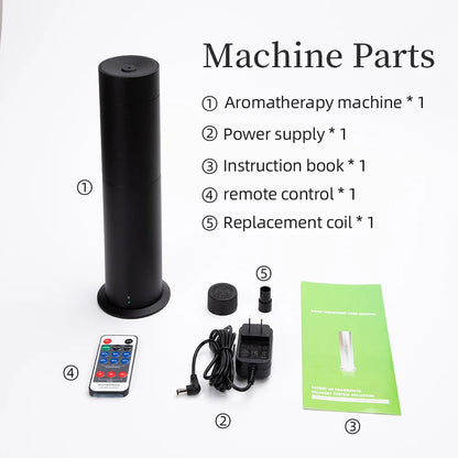 Aroma Diffuser 360 Scents Up To 600 Sq Ft Column Perfume Air Purifier Metal Material 120ML Capacity Freshener Mini Pro Scent