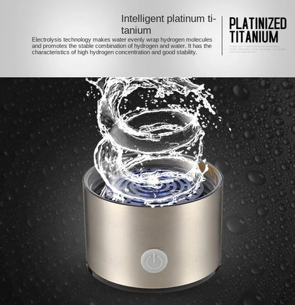 420ML Water Filter Hydrogen Ionized Water Bottle Hydrogen Generator Bottle  Portable Water Ionizer Health Cup Home Appliance
