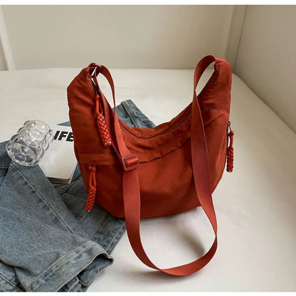 Unisex Oxford Crossbody Messenger Bag – Large Capacity & Casual Style