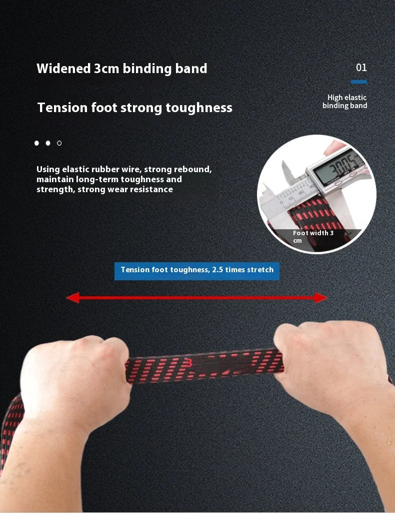 NewElastic Binding Tape Binding Tape Hook Elastic Rope Rubber Band Motorcycle Rear Shelf Bicycle Car Transportation Luggage Rope