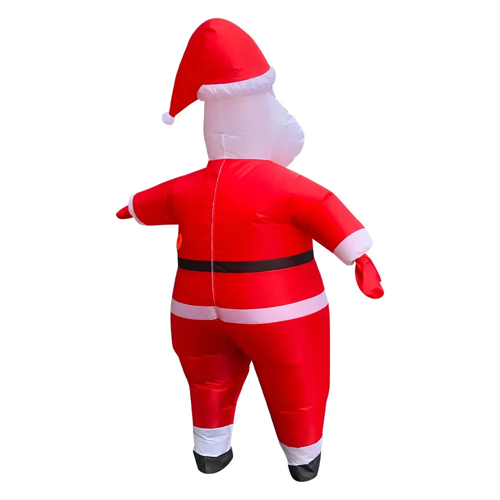 Christmas Inflatable Costume Santa Claus Snowman Gingerbread Tree Adult  Party Masquerade Role Play Holiday Gift