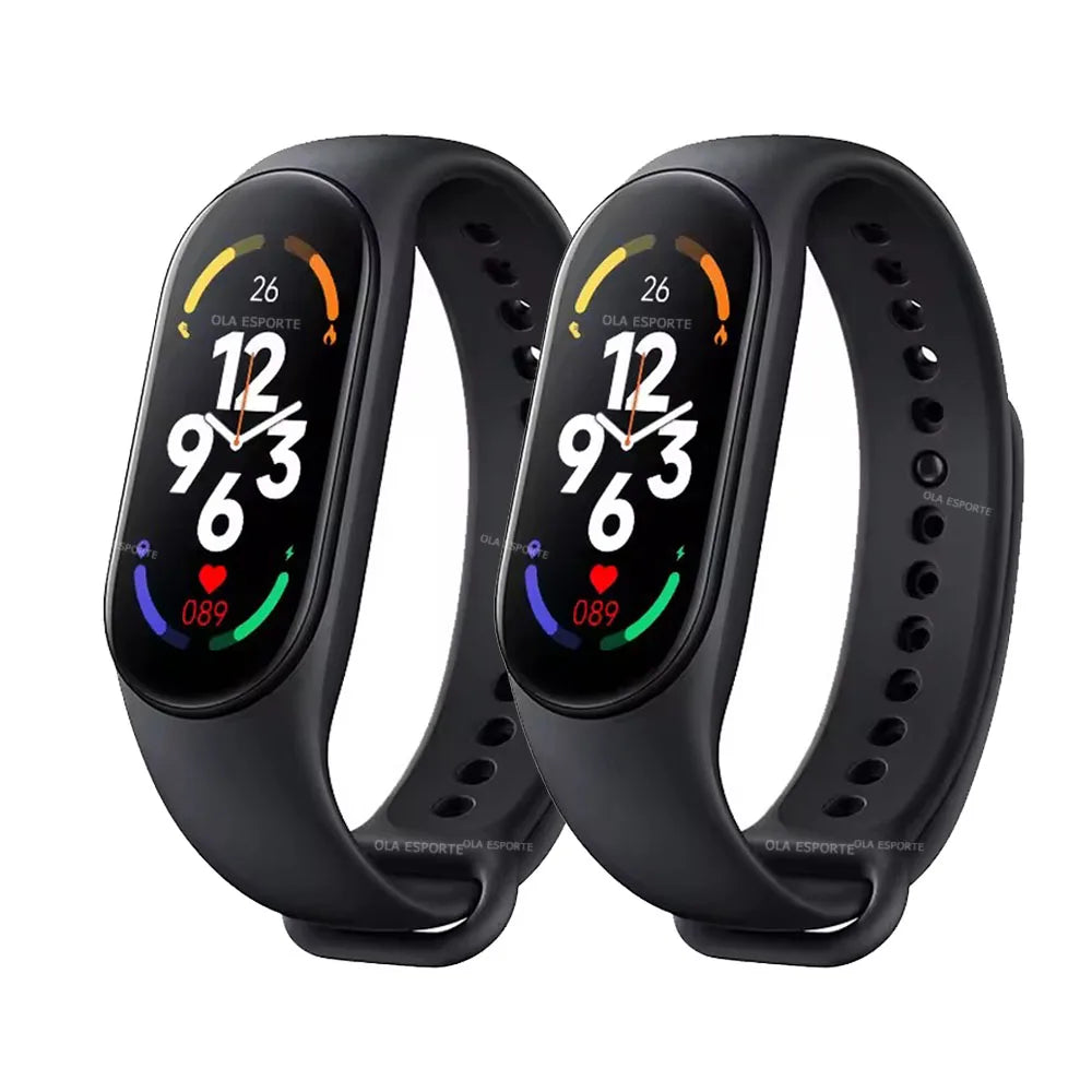 M7 Smartwatch Heart Rate Blood Pressure Monitoring Smart Watch Men Women Fitness Tracker Watch Waterproof Sports Smart Wristband