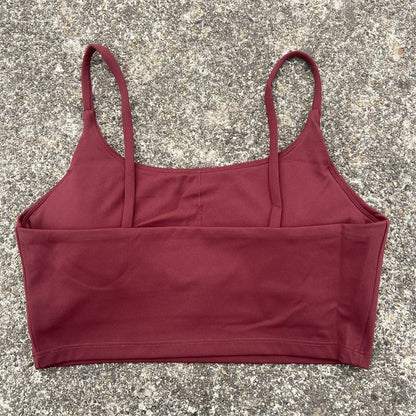 High-Support Sports Bra for Women - Backless, Removable Pads & Breathable