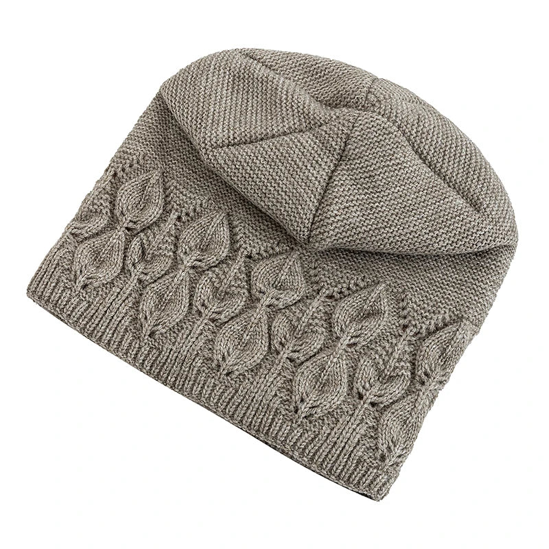 New Style Winter Hat Fashion Plush Fur Lined Hat For Men And Women Outdoor Peacock Feathers Figure Beanie Keep Warm Winter Cap
