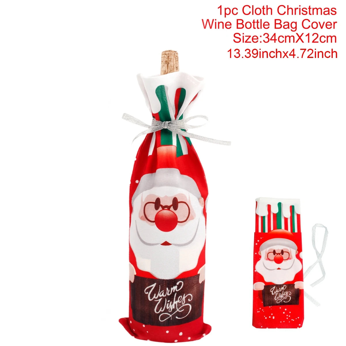 Christmas Wine Bottle Cover Merry Christmas Decorations For Home 2025 Navidad Noel Natal Ornaments Xmas Gift Happy New Year 2026