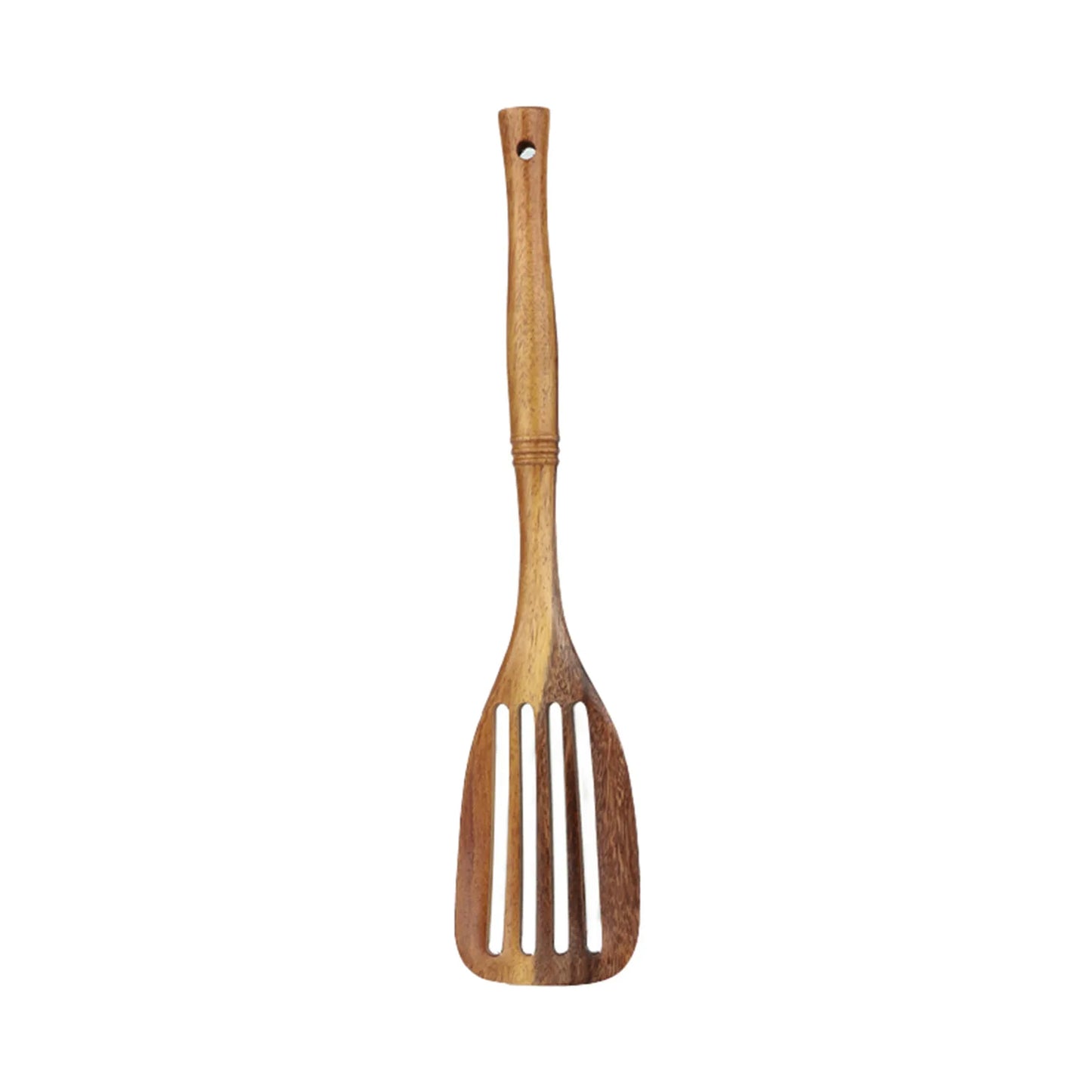 Wooden Kitchenware Cooking Utensils Set Non-stick Cookware Spatula Shovel Natural Teak Wooden Kitchen Cooking Tool Set 2025