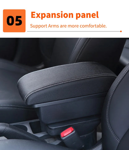 For Citroen C1 Armrest Box For Peugeot 107 Toyota Aygo BJ Armrest Car Accessories Store box Interior detail Simple installation