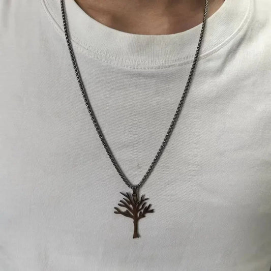 New Personalized Stainless Steel Tree Of Life Pendant Necklace Jewelry Accessories For Men And Women Jewelry Gifts Wholesale