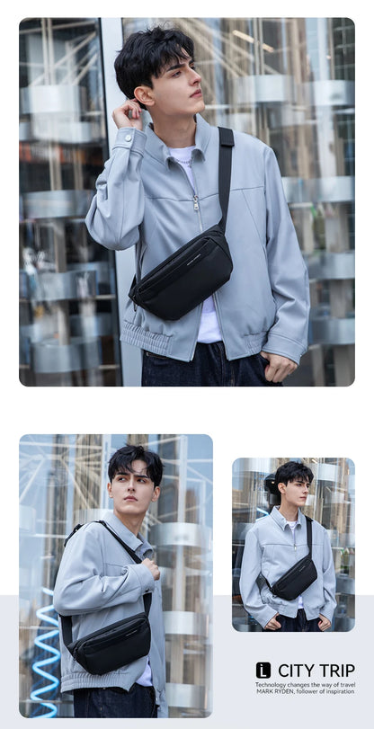 MarkRyden EasePack Sling: Your Daily Leather Crossbody Bag for Travel and Everyday Comfort Crossbody bag Messenger Bag