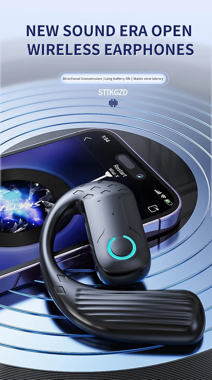 Wireless Bluetooth Headphones With Microphone Bone Conduction Earphones Handsfree Noise Canceling Headset For Driving Audifonos