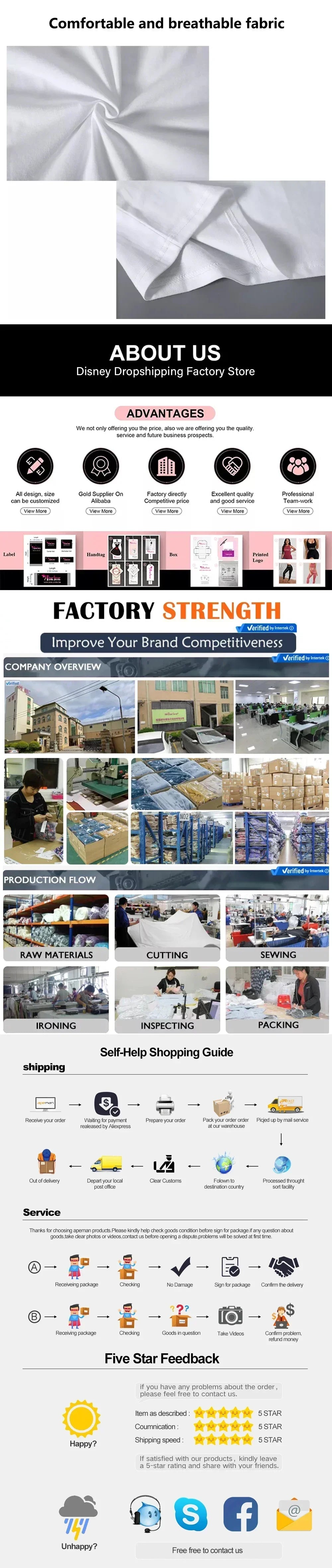 Chiikawa Cartoon Print 100% Cotton Short Sleeve Round Neck Women's T-shirt Trendy Summer Cute Loose Fashion Women's T-shirt