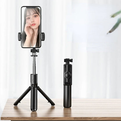 Bluetooth Selfie Stick Tripod with Remote – Compatible with iPhone & Android