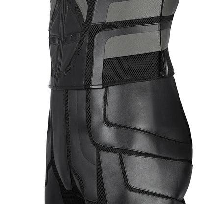 Superhero Bruce Wayne  High Quality Movie Dark Knight Bat Cosplay  Battle Costume Outfit Man Vest Cloak Mask Halloween Carnivl