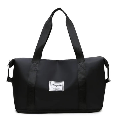 Waterproof Travel Duffel Bag – Large Capacity Nylon Gym Tote for Women**