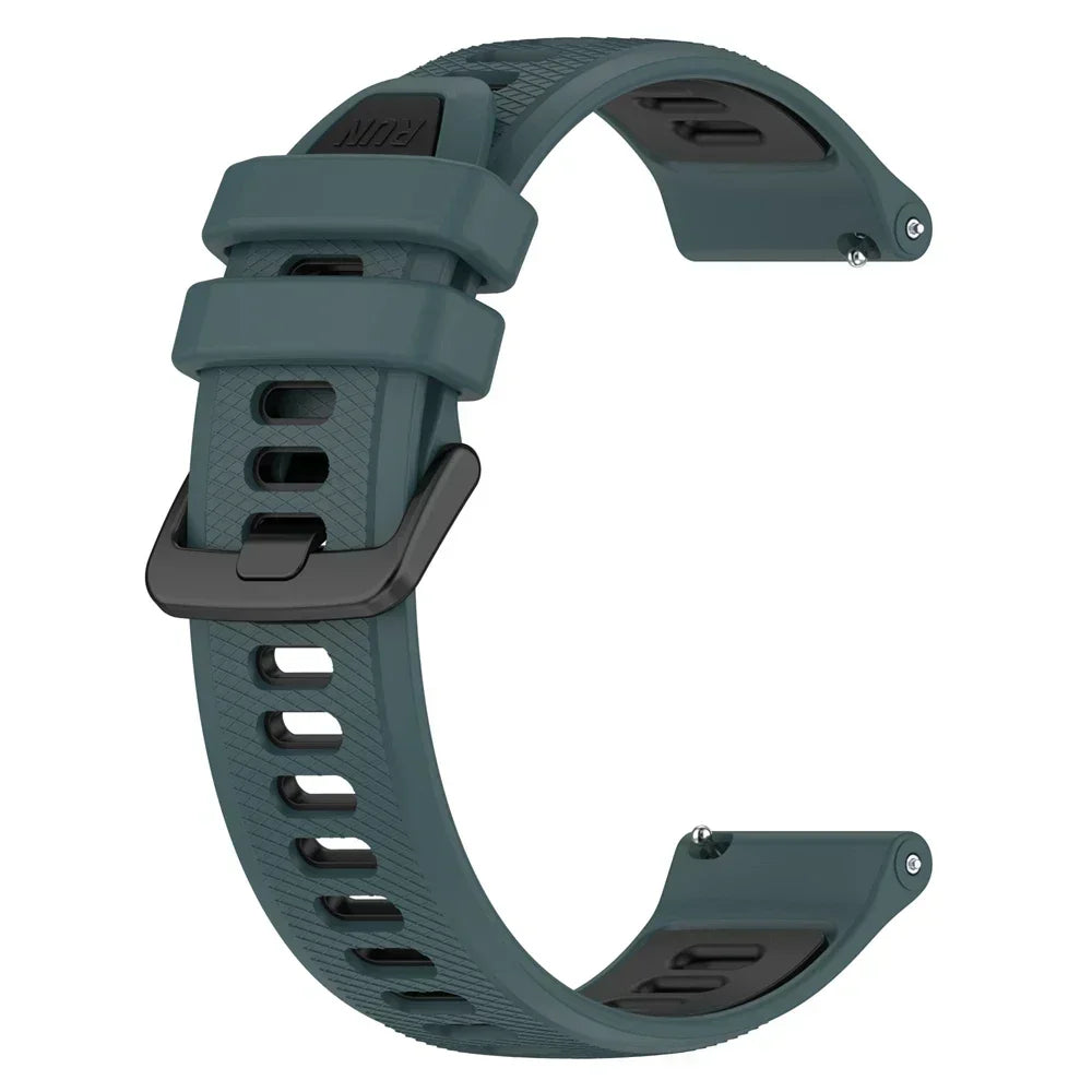 20mm/22mm Silicone Soft Strap For Garmin Active/Vivoactive 6 5/Venu 3 Sq/Forerunner 570 165 265 Band For Amazfit/HUAWEI Bracelet