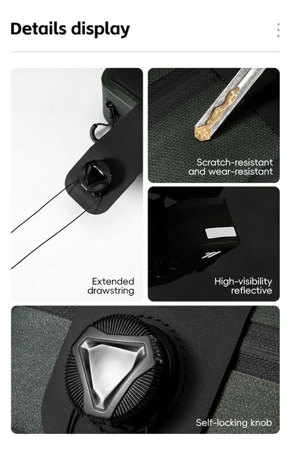 Waterproof Bike Saddle Bag – Compact 600D TPU Cycling Storage by West Biking