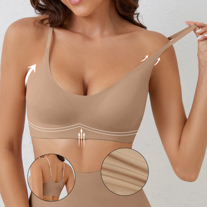 Seamless Wire-Free Bra - Ultra Soft, Breathable & Removable Pads